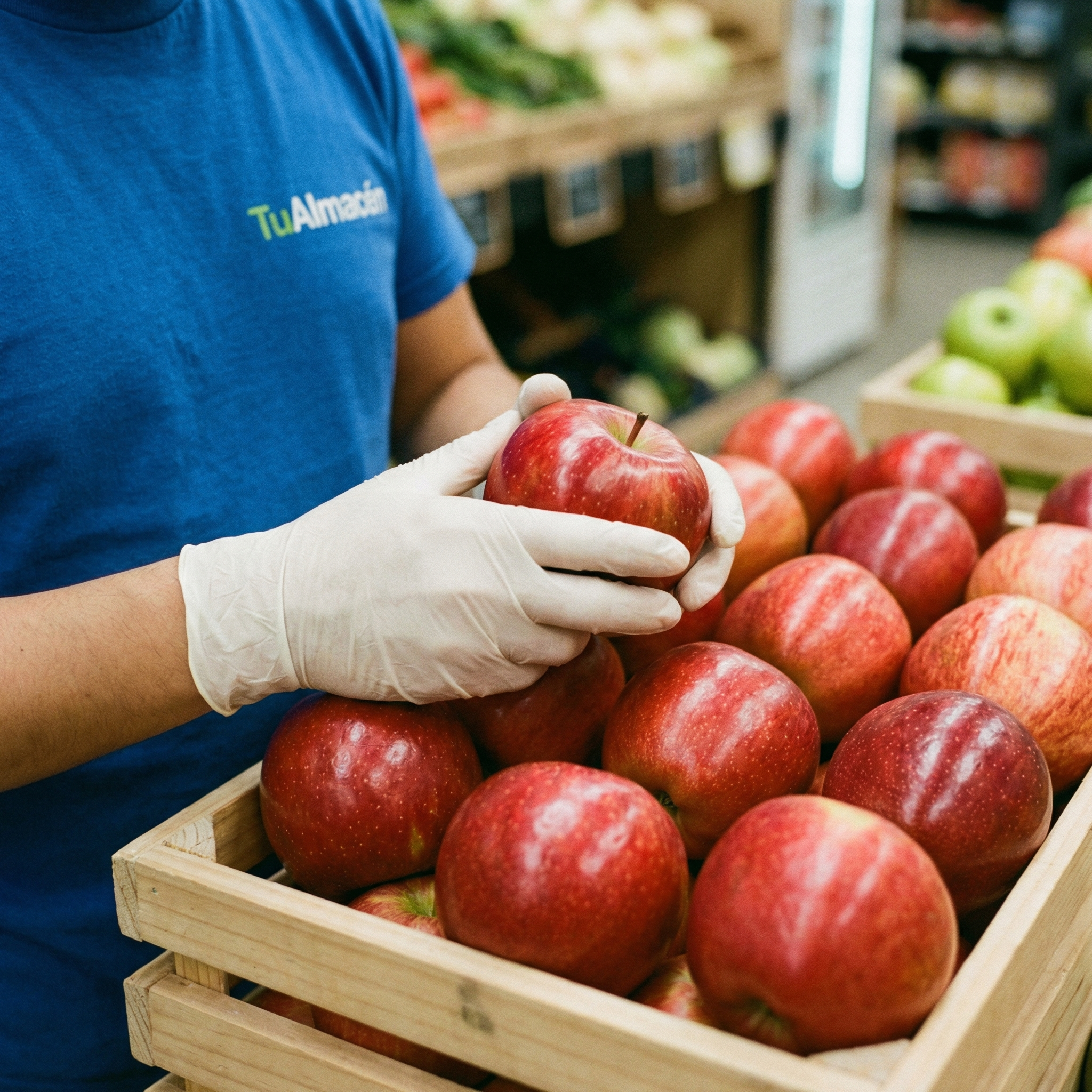 Selección cuidadosa de productos frescos